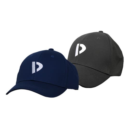 Donnay baseball caps, 2-pack navy & zwart