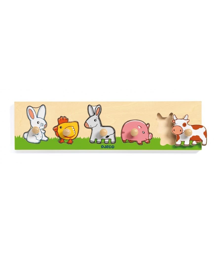 Djeco houten puzzel Farm & Co