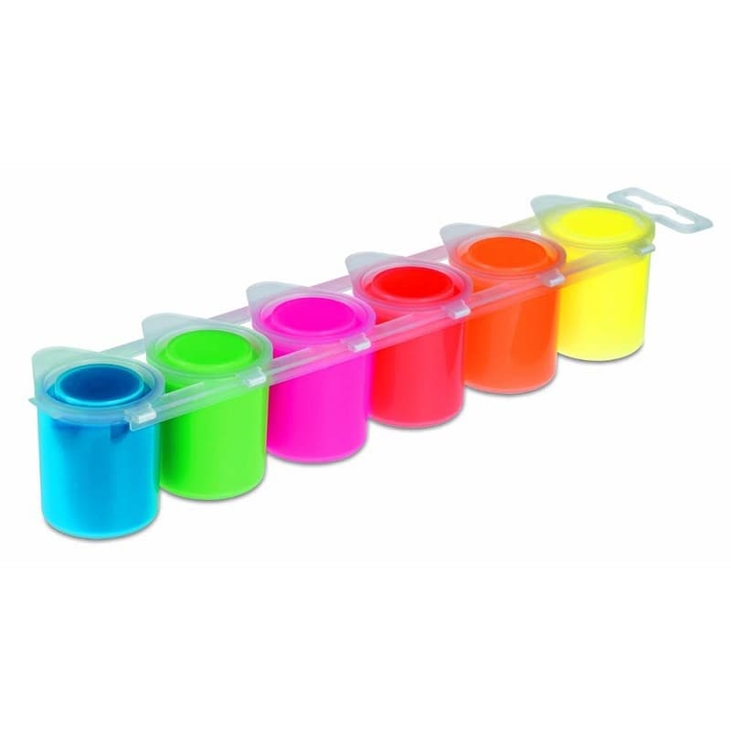 Plakkaatverf fluor (6 kleuren)