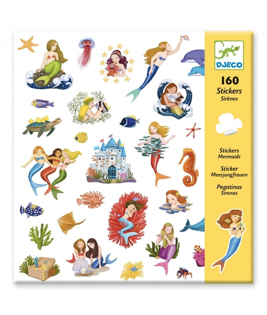 Stickers Zeemeerminnen  | 160 stuks