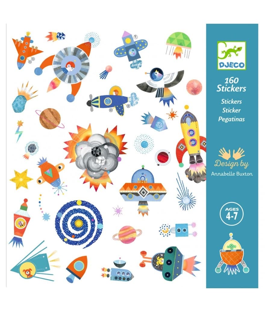 Stickers Ruimte  | 160 stuks