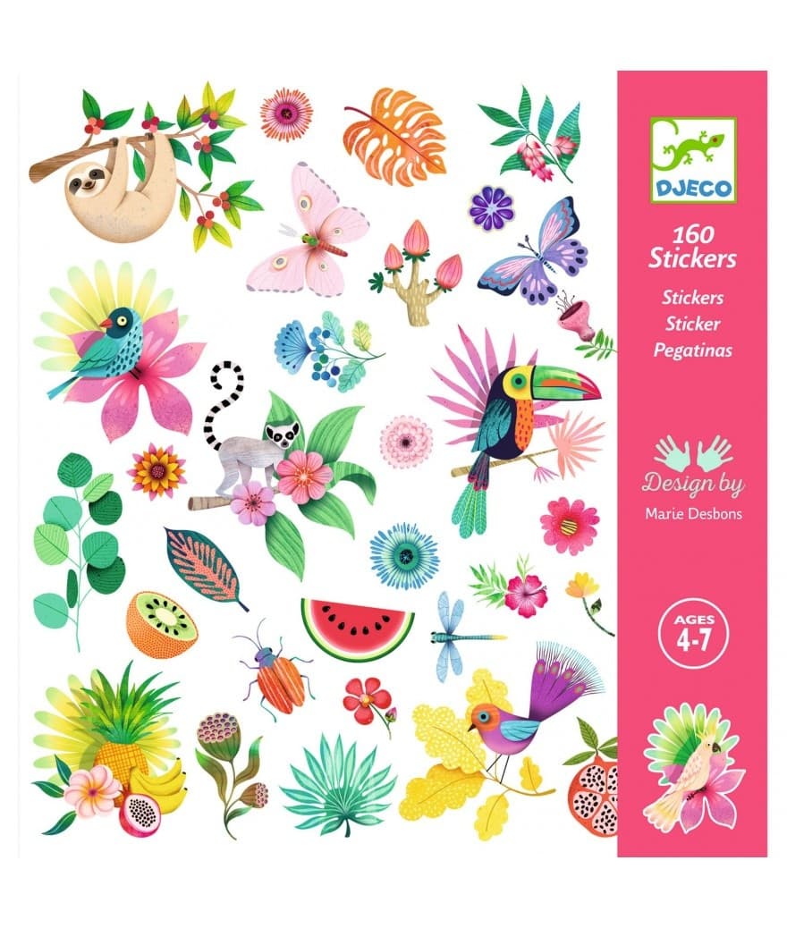 Stickers Paradijs | 160 stuks