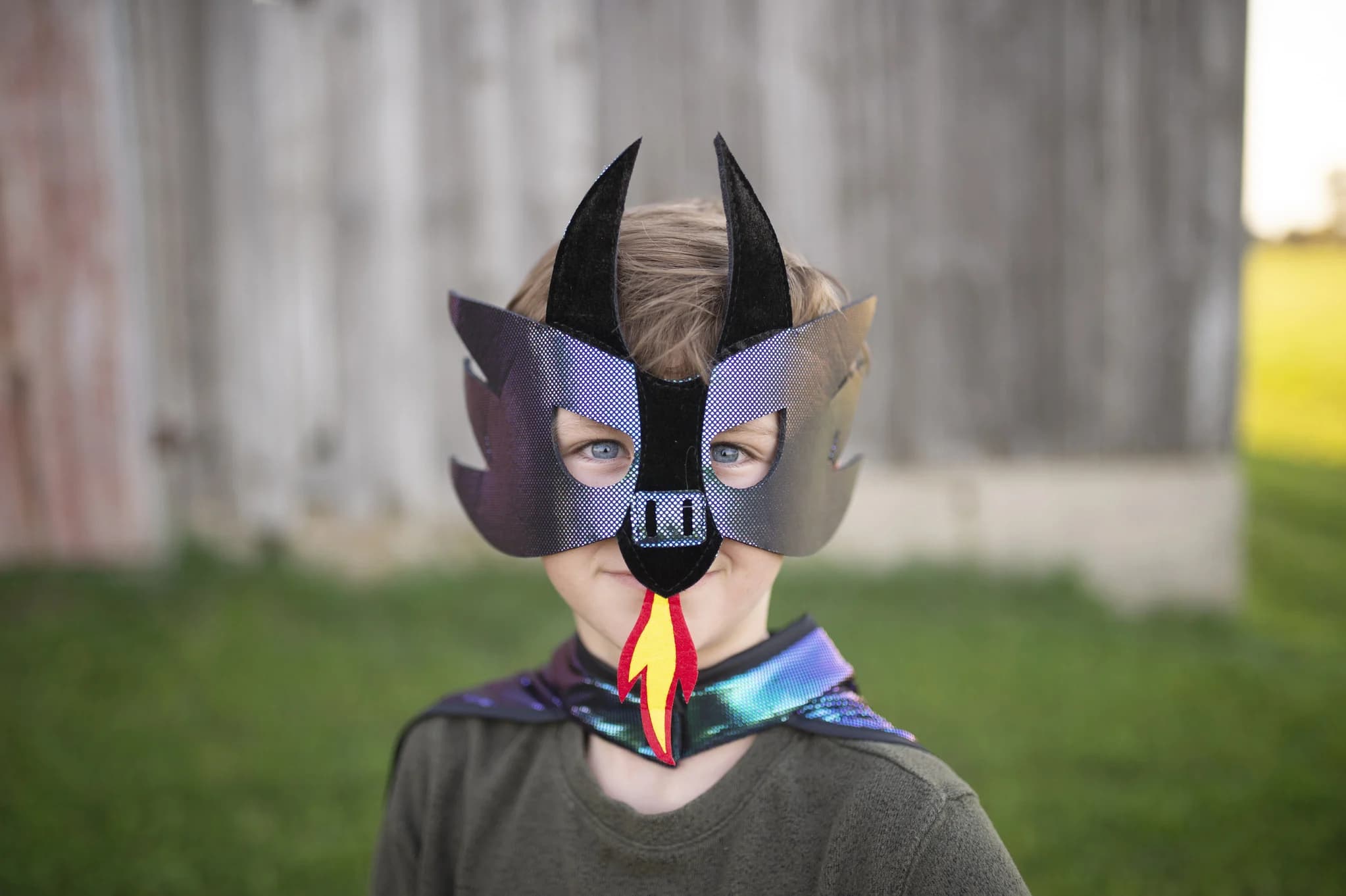 Ultimate Dragon Knight Cape en Masker 4-6 jaar