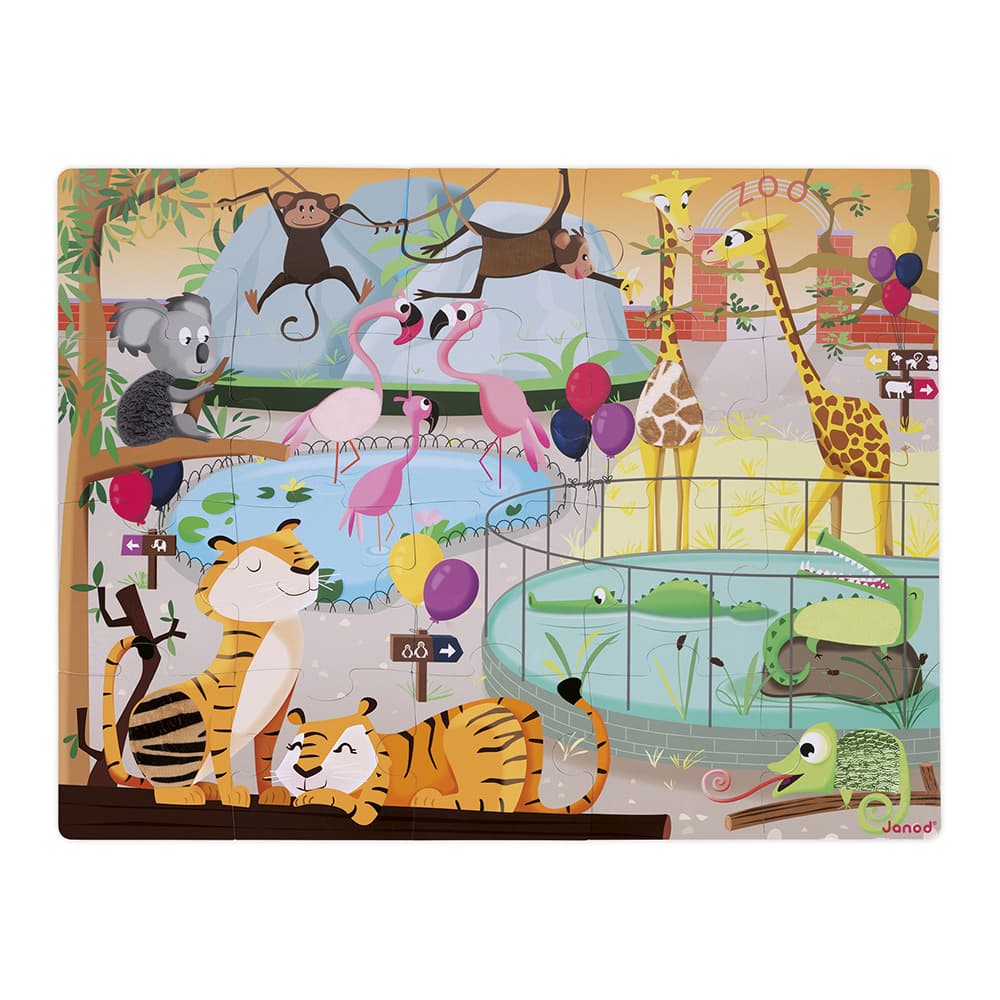 Voelpuzzel Dierentuin 20 stukjes