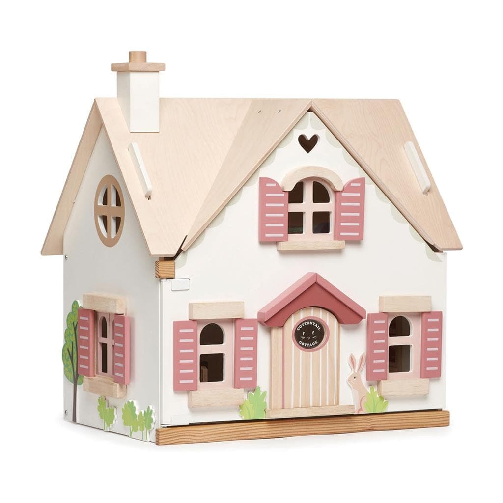Houten Poppenhuis - Plattelandshuisje