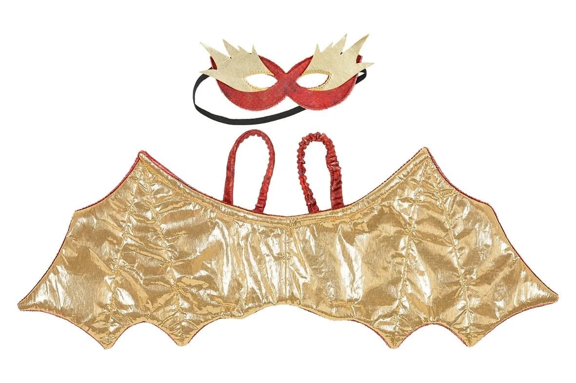Masker Rode Draak met Vleugels