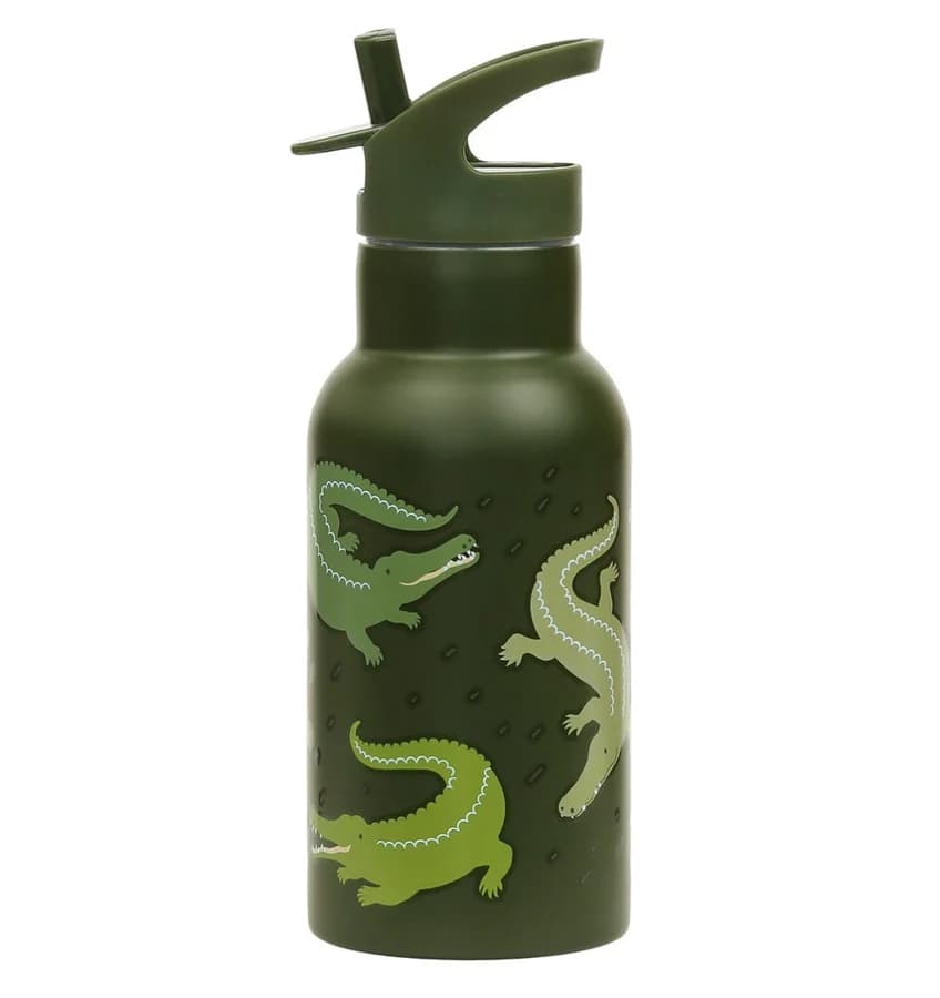 A Little Lovely Company — RVS drinkfles krokodil