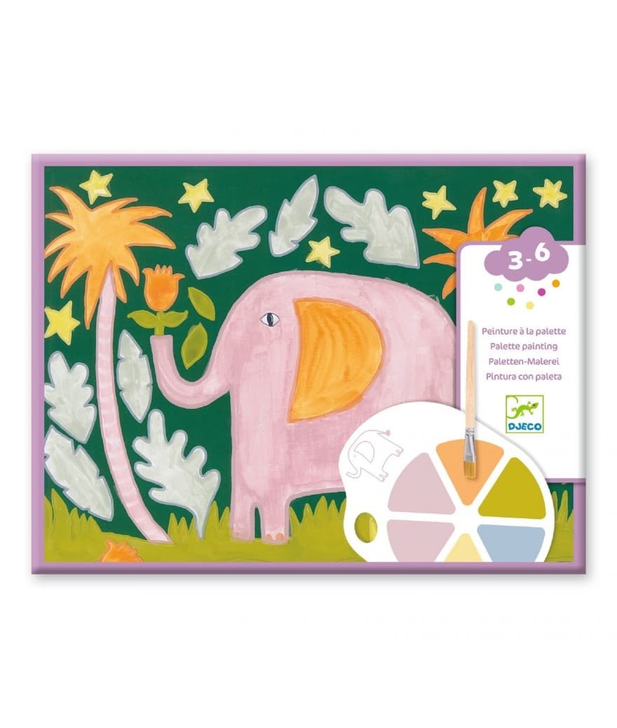 Djeco — schilderspalet Wild Ones (wilde dieren)