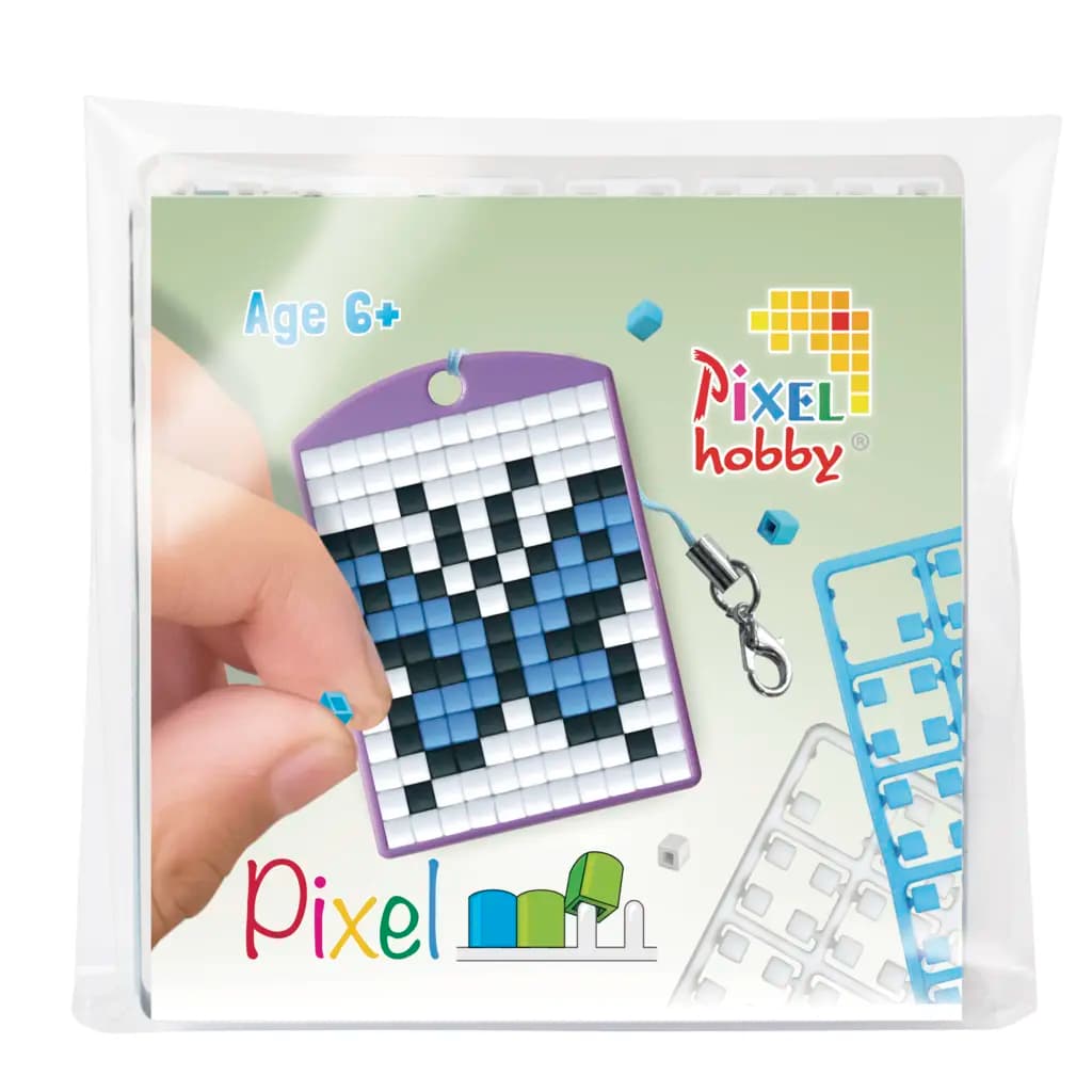 Pixelhobby medaillon startset - vlinder