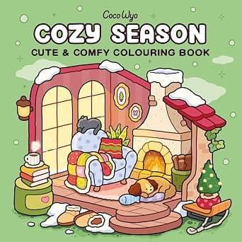 Cozy Season: A cute and comfy colouring book