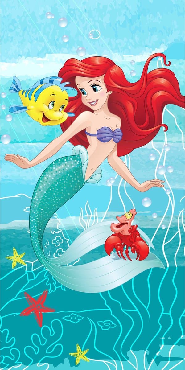 Disney Ariel — strandlaken (70x140)