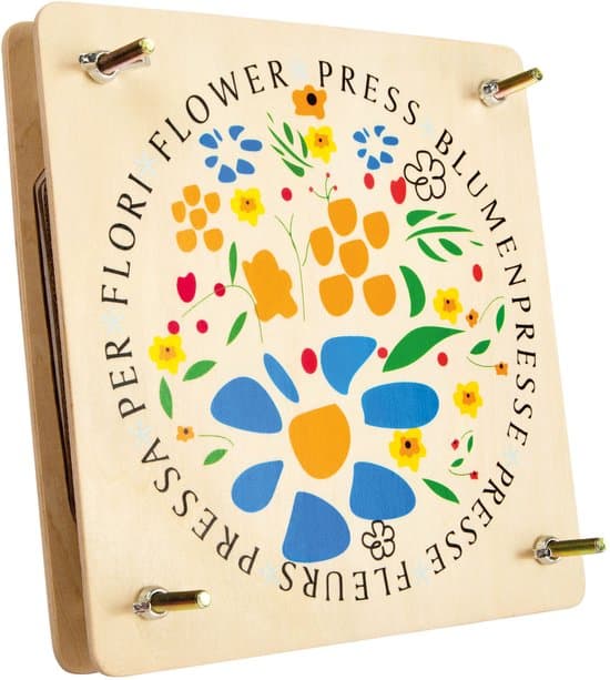 Small foot — houten bloemenpers