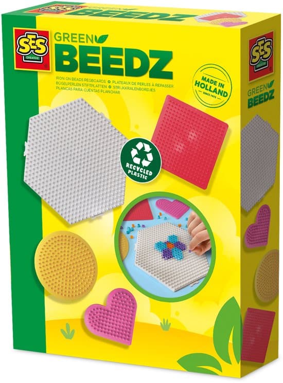 SES Green Beedz — 4 grondplaten van gerecycled kunststof