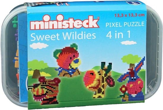 Ministeck — wilde dieren (500 stukjes)
