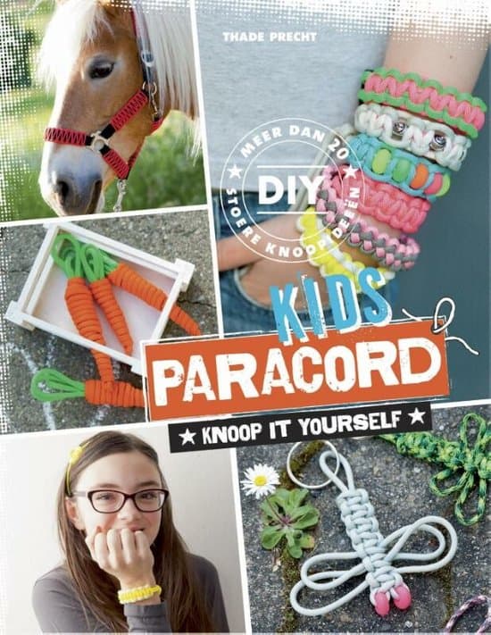 Paracord kids — boek met knoop-armbanden
