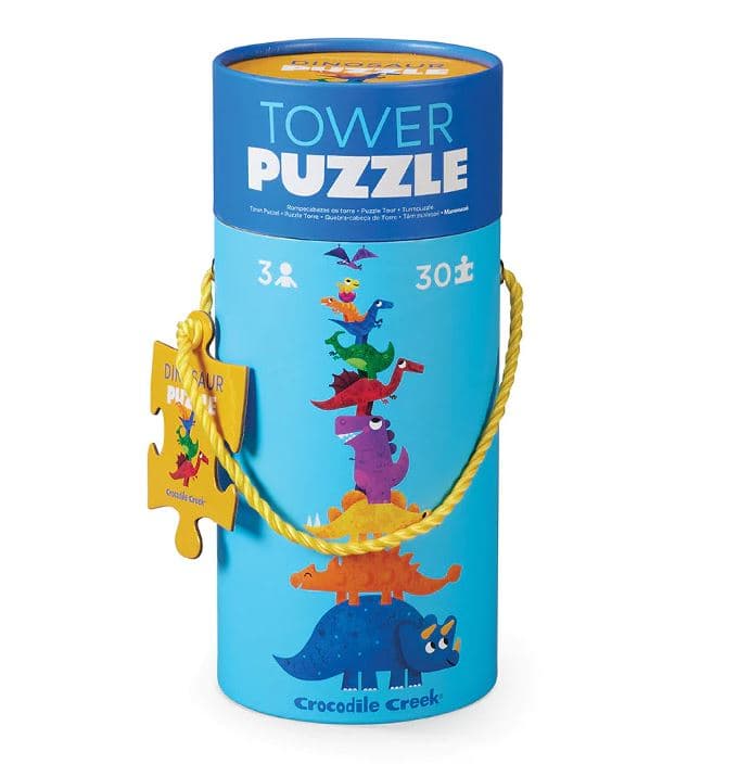 Torenpuzzel Dinosaurussen (30) - Crocodile Creek  Legpuzzel|Legpuzzel - grote stukken