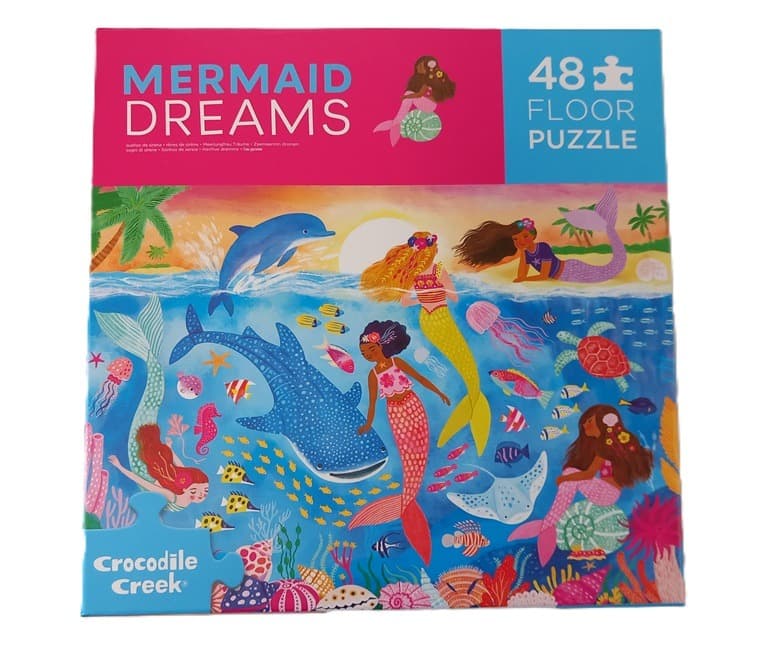 Vloerpuzzel Zeemeermin dromen (48) - Crocodile Creek  Legpuzzel