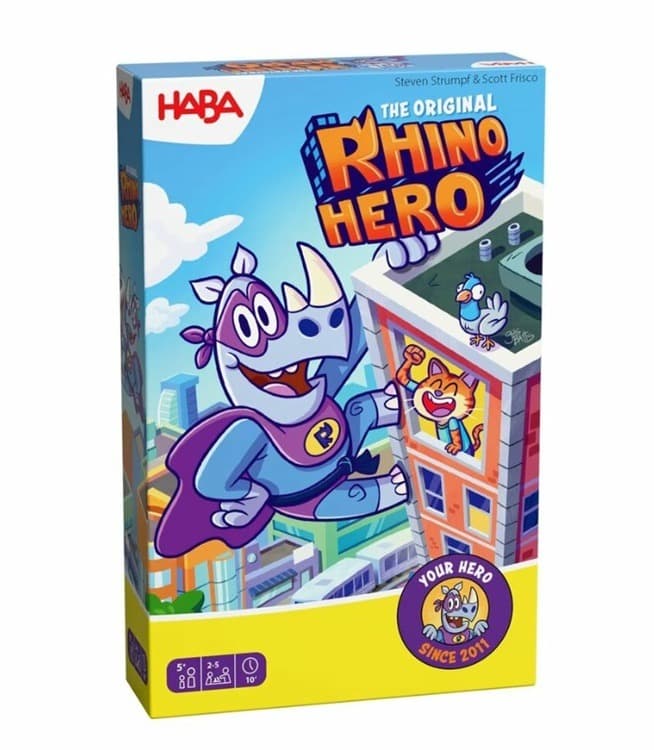 HABA — Rhino Hero (5+, stapelspel)