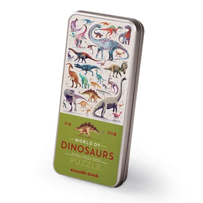 Wereld van de dinosaurussen (150) blikken doosje - Crocodile Creek  Legpuzzel