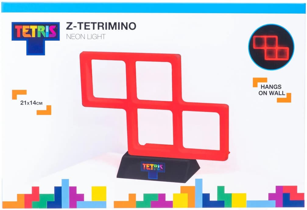 Tetris - Neon Light Red