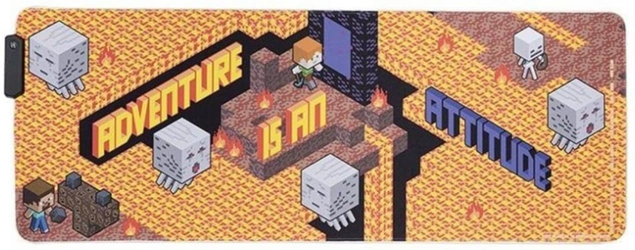 Minecraft - Light Up Desk Mat