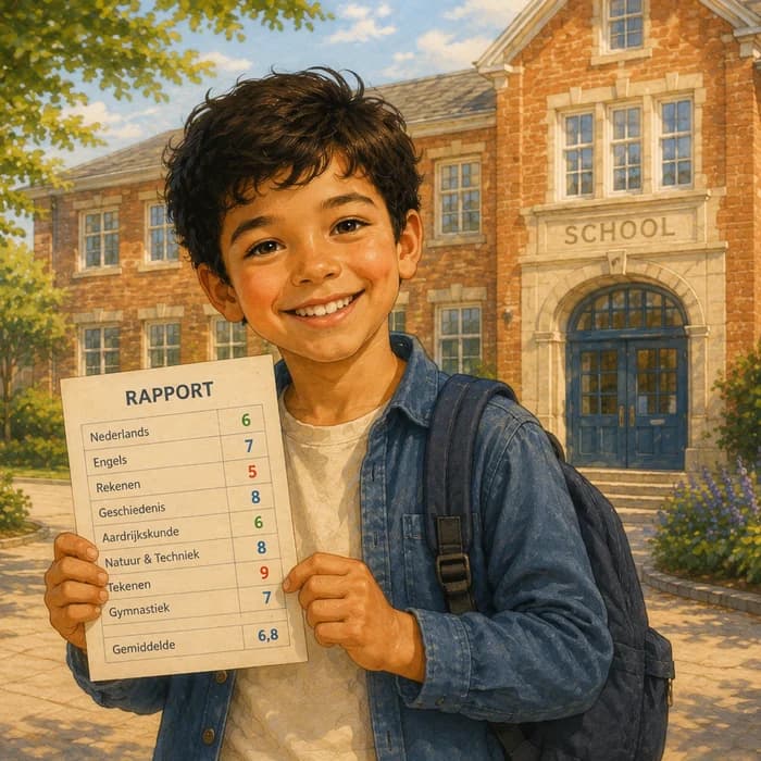 Rapport cadeautje voor een kind