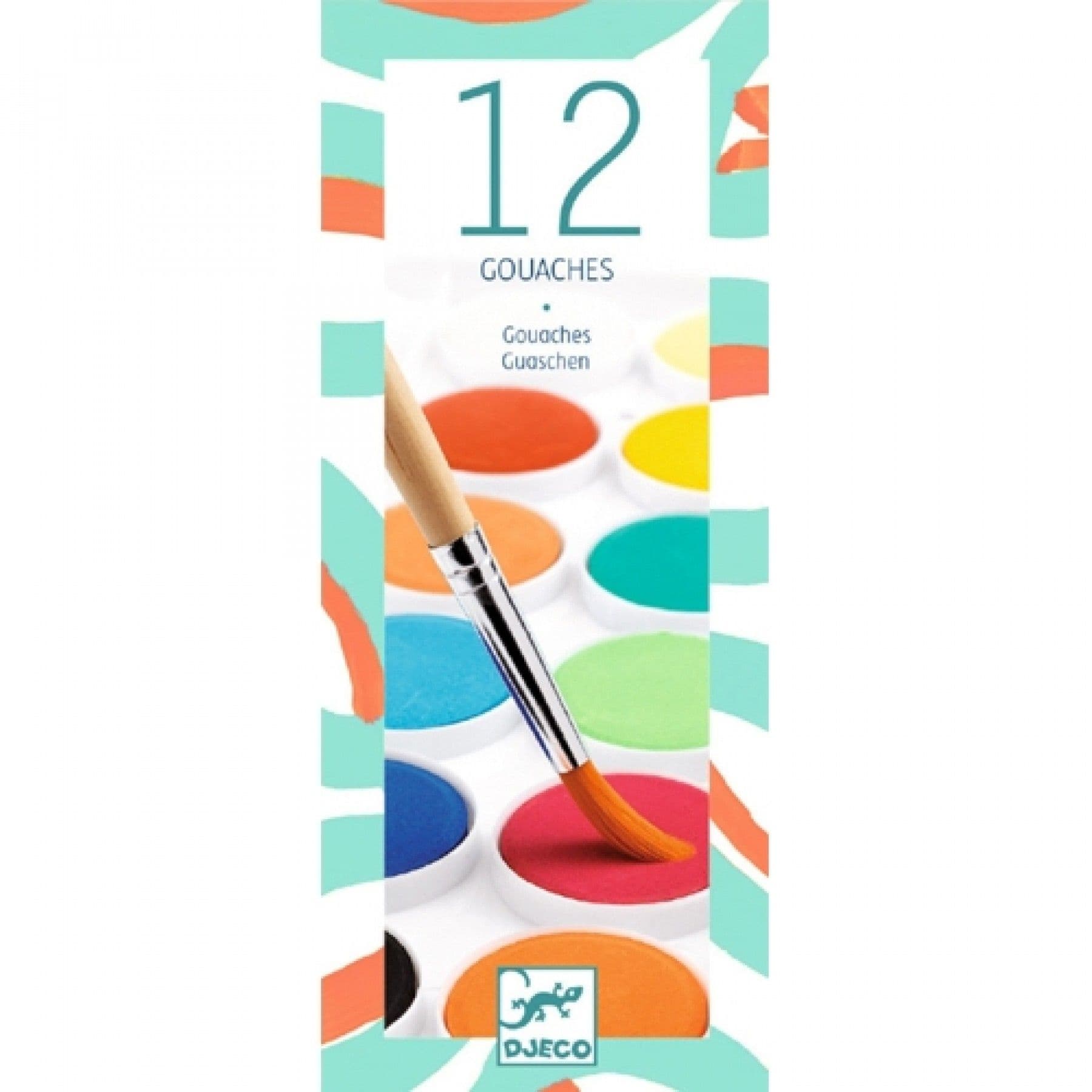 Waterverf in 12 kleuren