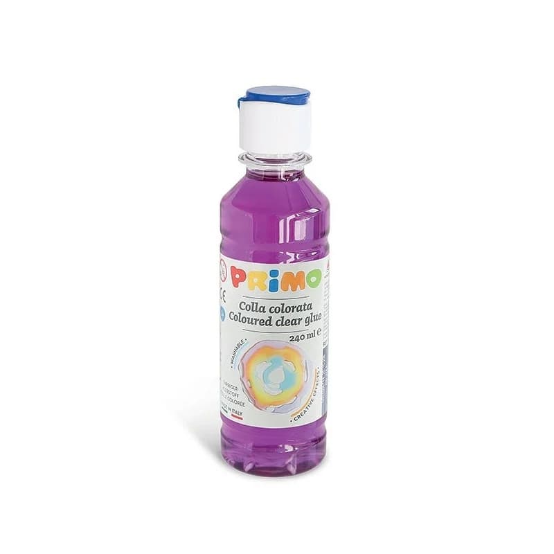 Primo β gekleurde lijm op waterbasis, magenta (voor slijm)