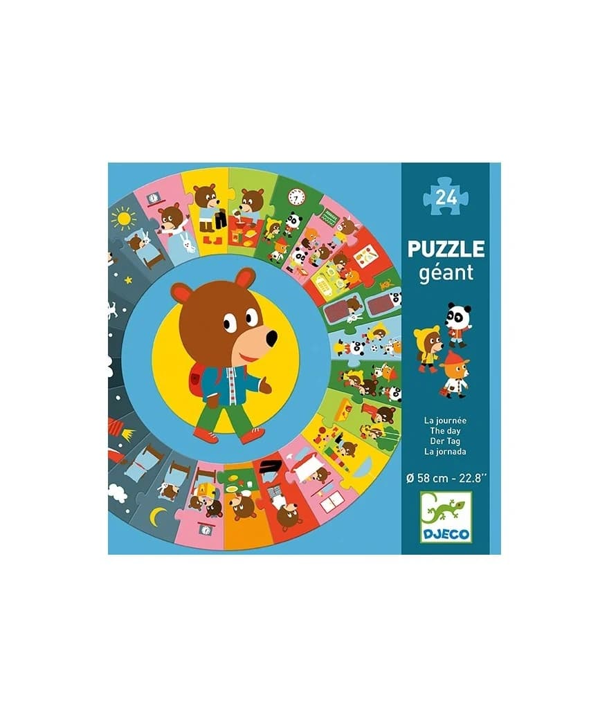 Reuzen puzzel de dag ( 24 stukjes)
