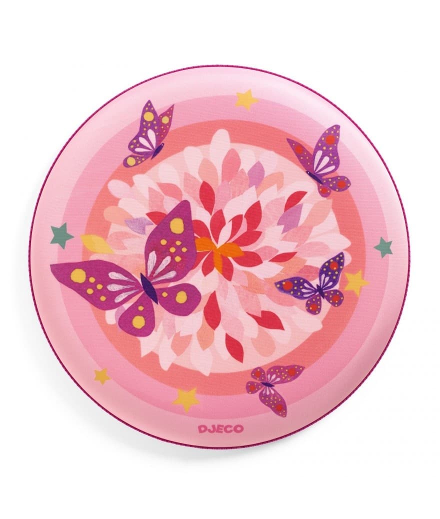 Frisbee Flying Rosa
