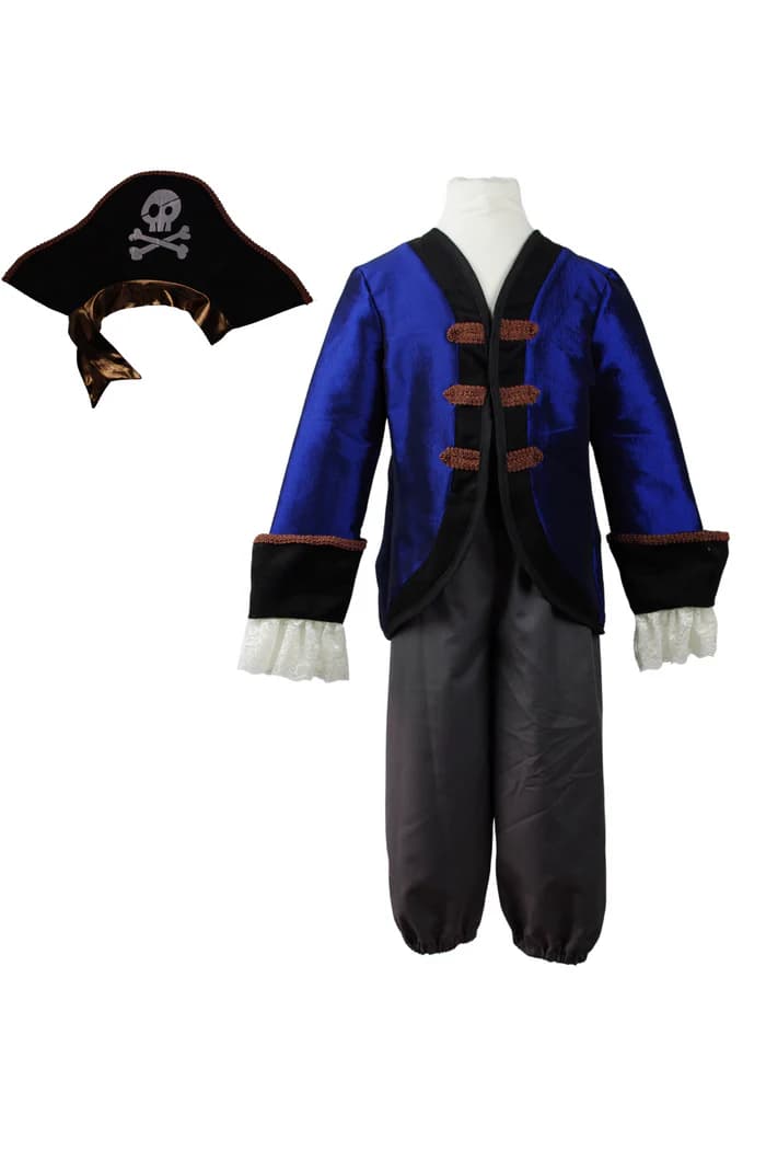 Set Piraat met Jas, Broek en Hoed