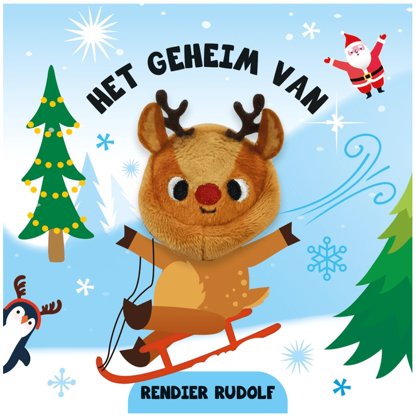 Het Geheim van Rendier Rudolf - Vingerpopboekje