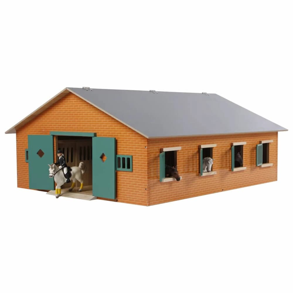 Kids Globe — houten paardenstal (voor Schleich)