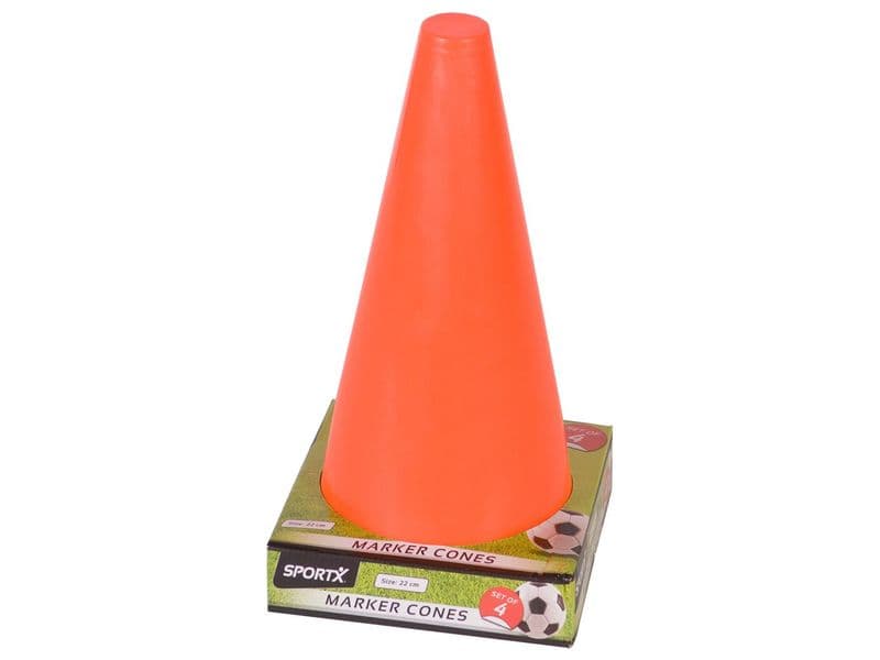 SportX - 22 cm Pionnen verpakt per 4 stuks - Pionnen
