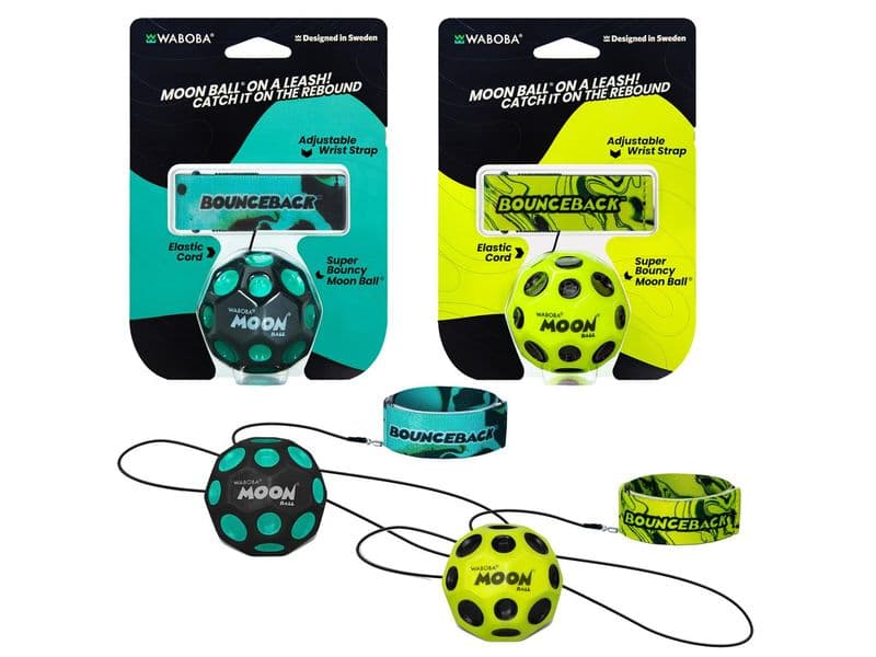 Waboba - Moon Ball Bounce back - Bal - geel