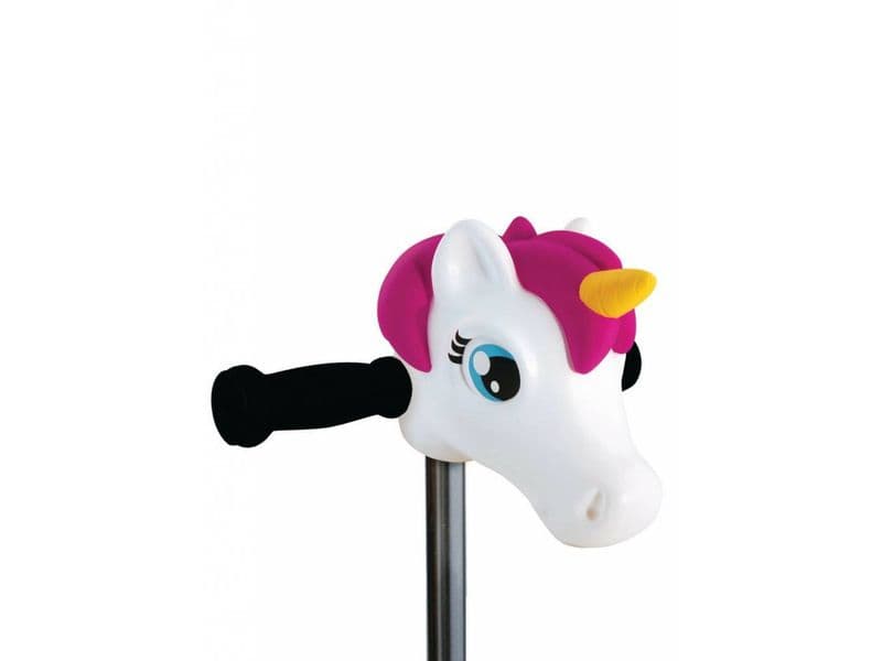 Scootaheadz — eenhoorn-stephoofd (wit)