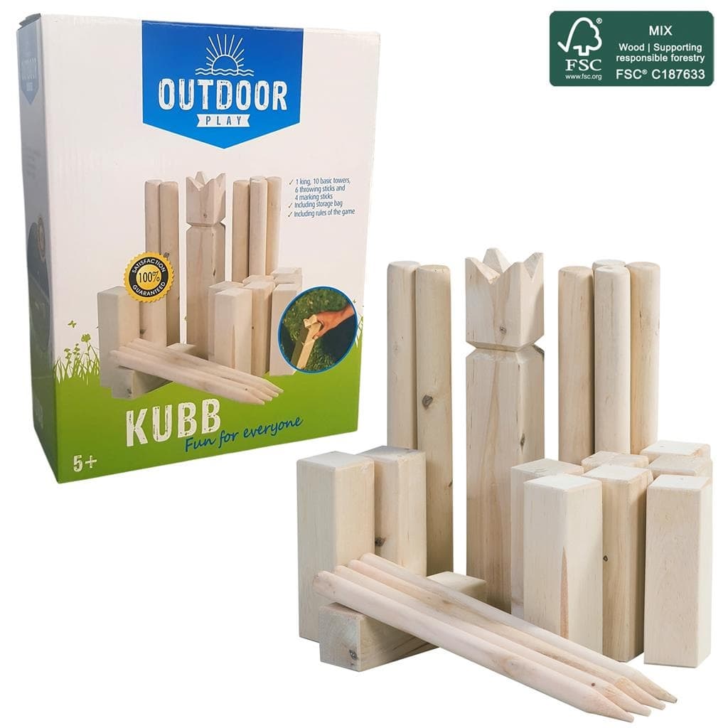 Kubb houten werpspel