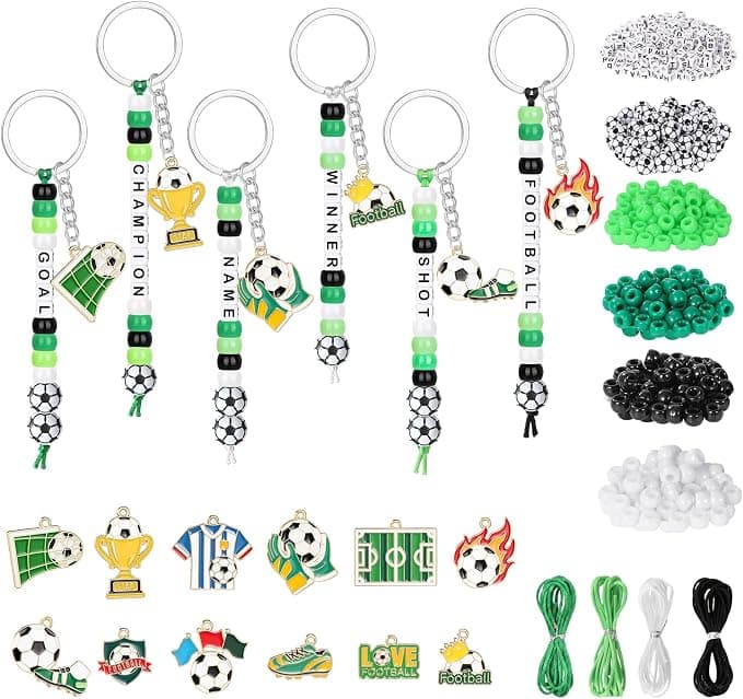 voetbal sleutelhanger maak kit