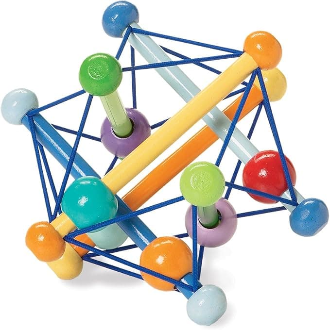 Manhattan Toy Skwish Colour Burst rammel- en bijtgrijp-activiteitsspeelgoed