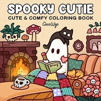 Spooky Cutie: Coloring Book