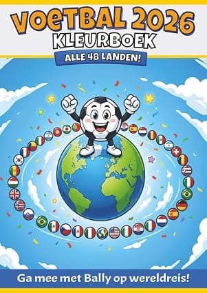 Voetbal 2026 Kleurboek