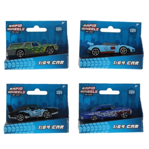Rapid Wheels Auto Die Cast Single Pack