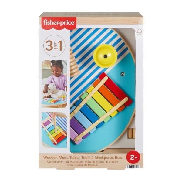 Fisher Price Hout Muziek Tafel