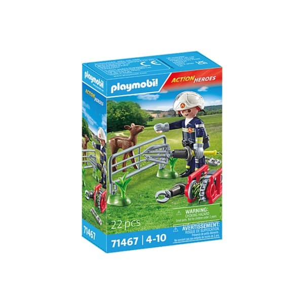 Playmobil Action Heroes dierenbescherming brandweer