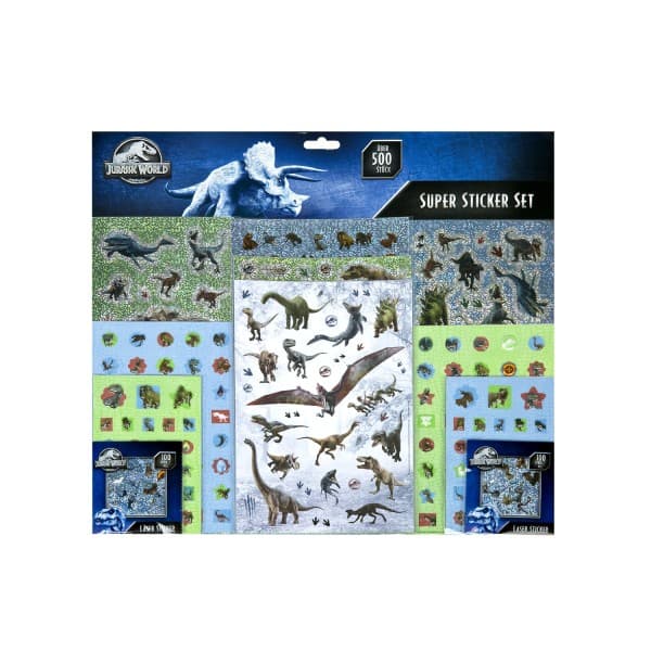 Jurassic World stickerset (500-delig)