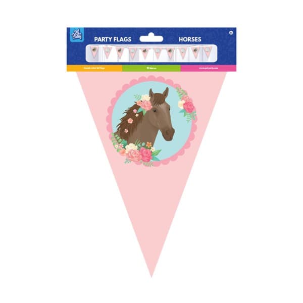 Paarden slinger (folie vlaggetjes)
