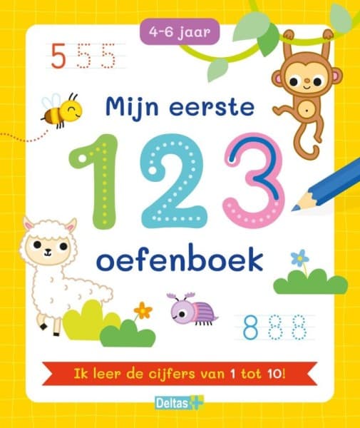 Mijn Eerste 123 Oefenboek (4-6 jaar)