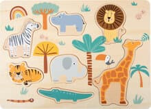 Safari dieren houten puzzel