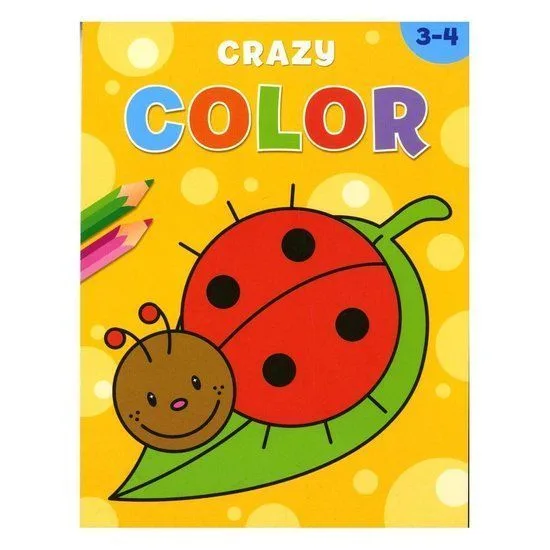 Crazy color kleurboek - 3-4 jaar