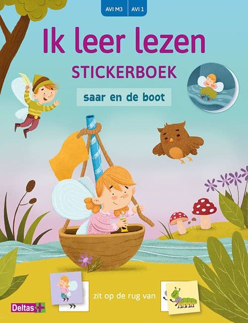 Ik leer lezen stickerboek - Saar en de boot (AVI M3)